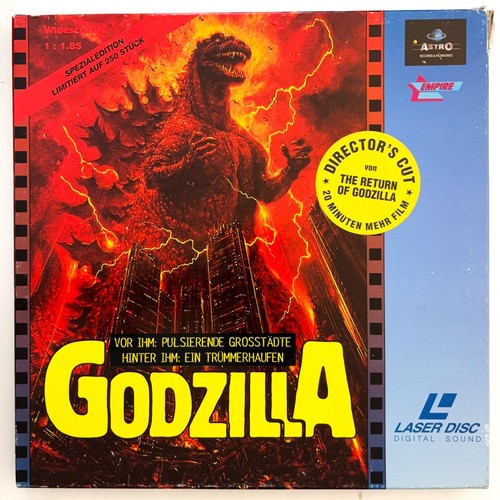Laserdisc godzilla box - godzilla, pal