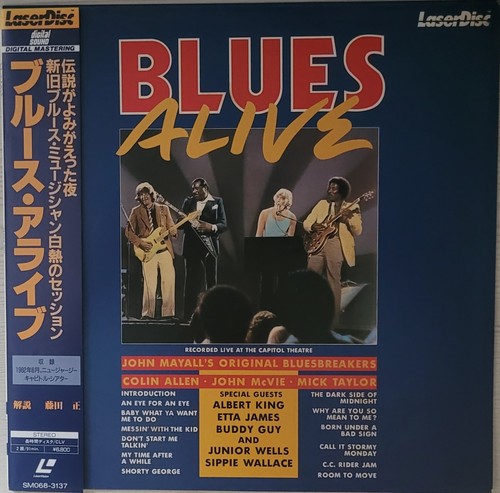 Musik laserdisc blues alive - ",
